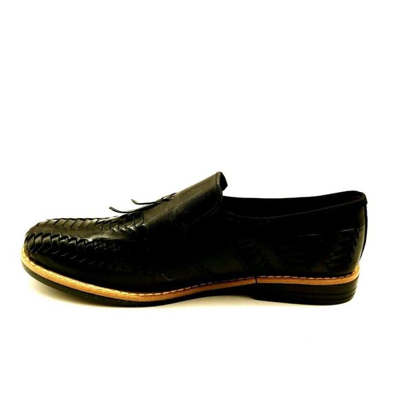 Rarammuri Mens Arles Woven Leather Slip On Loafer‎ - Picture 2 of 10